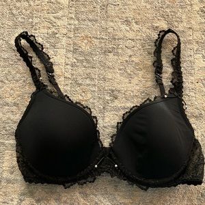Chantelle black plunge bra 30D